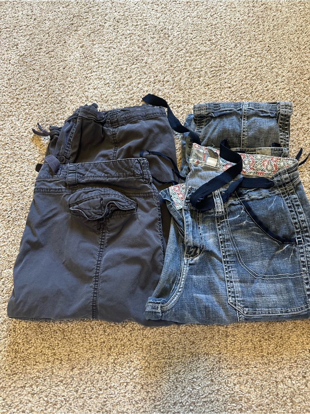 Women’s Capris - Navy and Denim Casual Capris